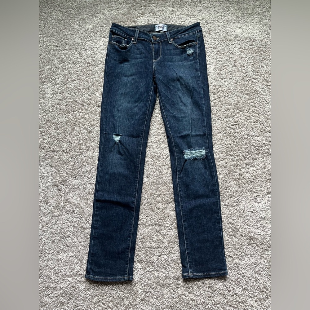 Distressed Paige Jeans